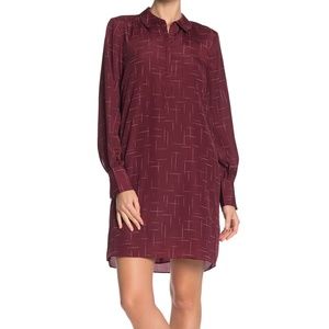 Joie Amaranda Silk Shirt Dress Abstract XS NWT